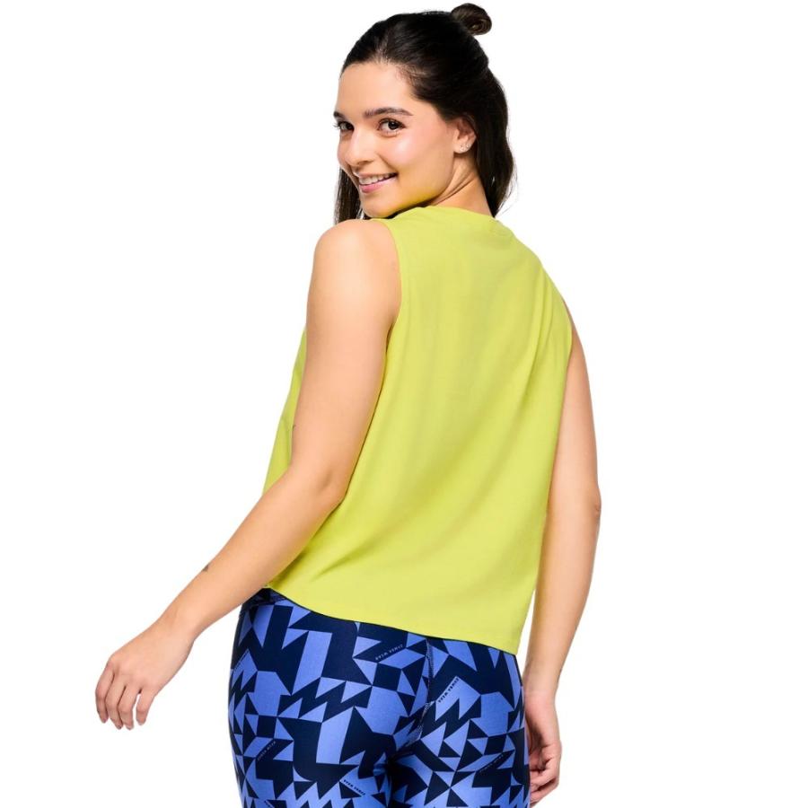 Zumba ズンバ ルーズ マッスル タンクトップ イエロー ズンバ ZUMBA Out Loud ルーズ マッスル タンクトップ イエロー