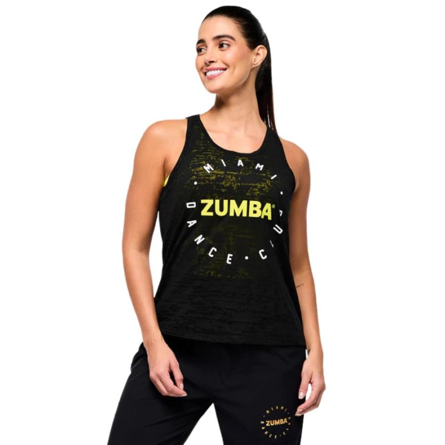 ズンバ ZUMBA Victory ロゴ タンクトップ ブラック ホワイト ズンバ ZUMBA Victory ロゴ タンクトップ ブラック ホワイト