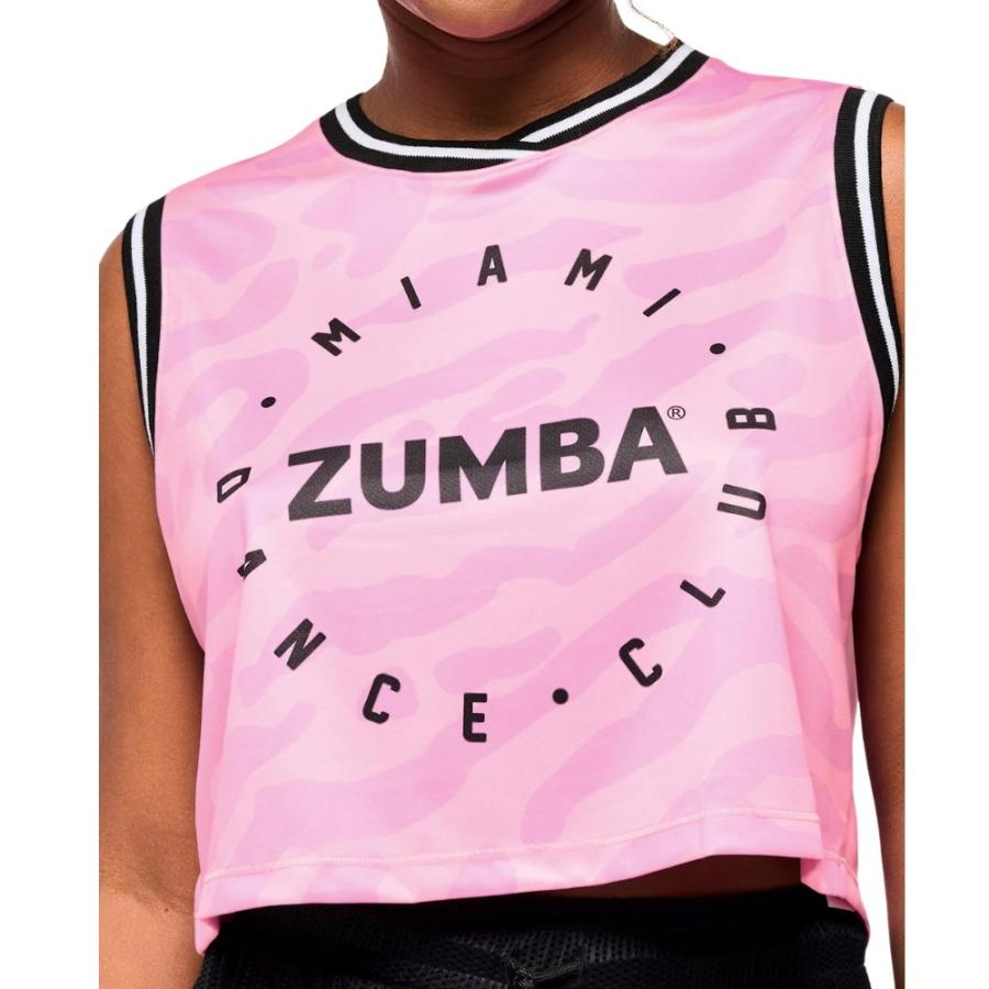 ズンバ（ZUMBA） ZUMBA Victory クロップ丈 ルーズタンクトップ ピンク
