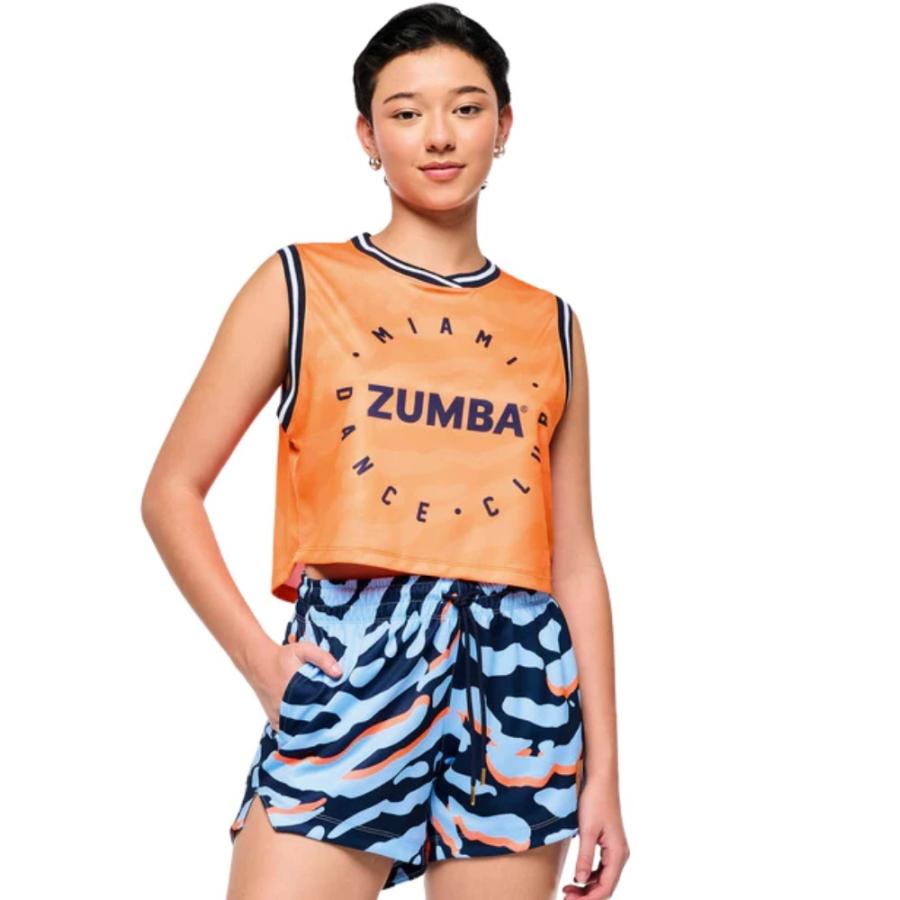 ズンバ（ZUMBA） ZUMBA Victory クロップ丈 ルーズタンクトップ ピンク