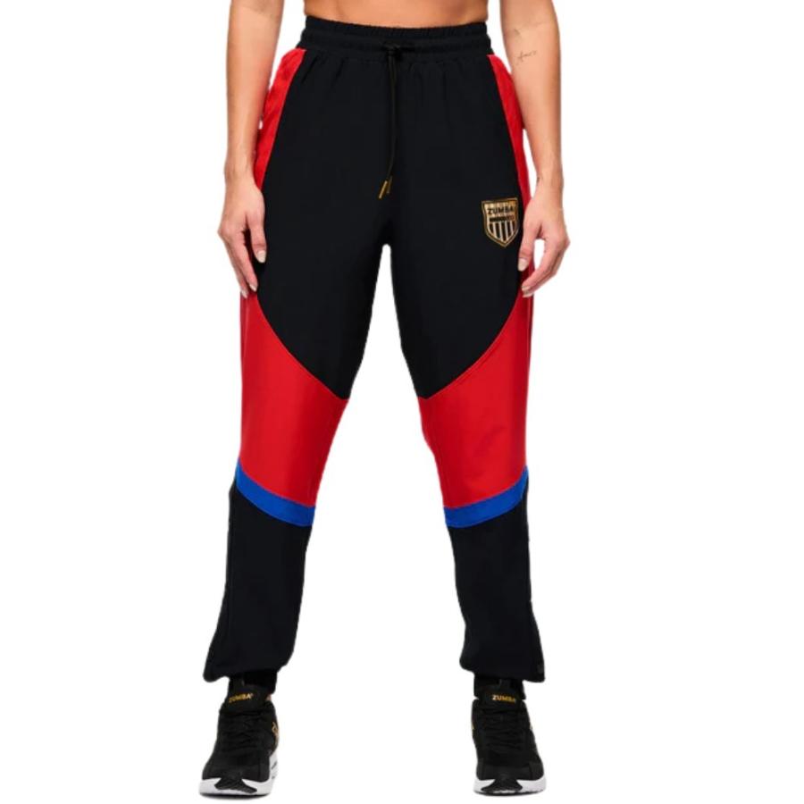 新品　正規品　ズンバ　M トラックパンツ ズンバ ZUMBA Runway クロップ丈 メタリック カーゴ トラック