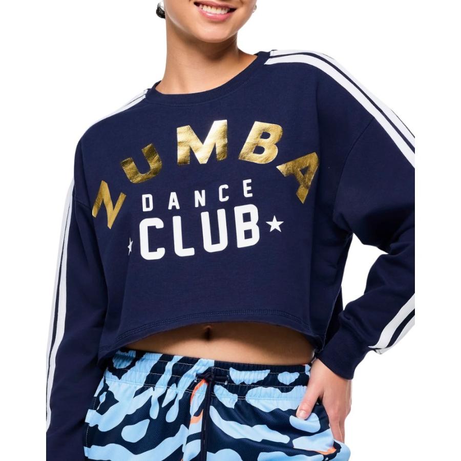 ズンバ ZUMBA Victory ロゴ Tシャツ ロンT 長袖 クルーネック ズンバ ZUMBA Victory ロゴ Tシャツ ロンT 長袖 クルーネック