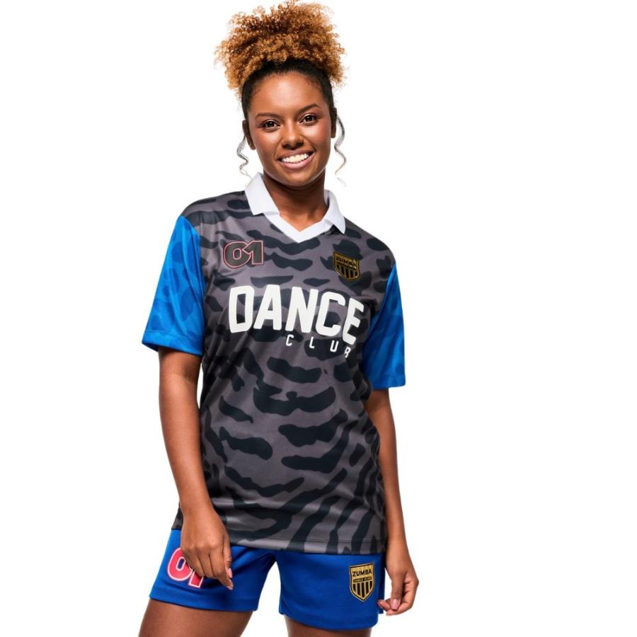 ズンバ ZUMBA Victory Vネック ポロシャツ メンズ レディース