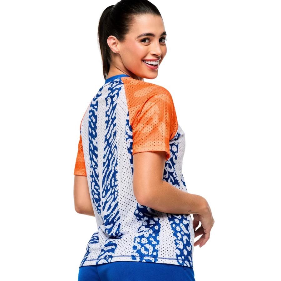 ズンバ（ZUMBA） ZUMBA Victory Tシャツ メッシュ クルーネック