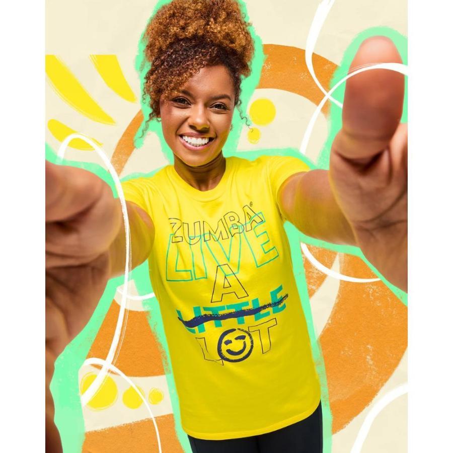 ズンバ（ZUMBA） ロゴ Tシャツ イエロー ユニセックス メンズ