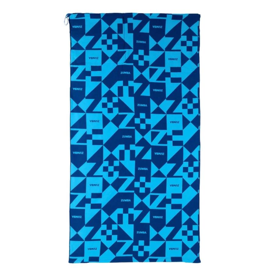 ズンバ（ZUMBA） ロゴ バスタオル パッカブルタオル 巾着バッグ
