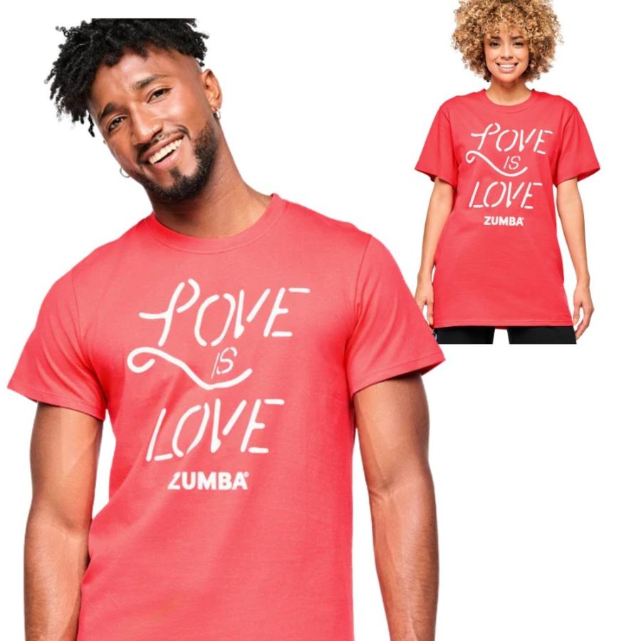 ズンバ（ZUMBA） ロゴ クルーネック Tシャツ レディース ユニセックス