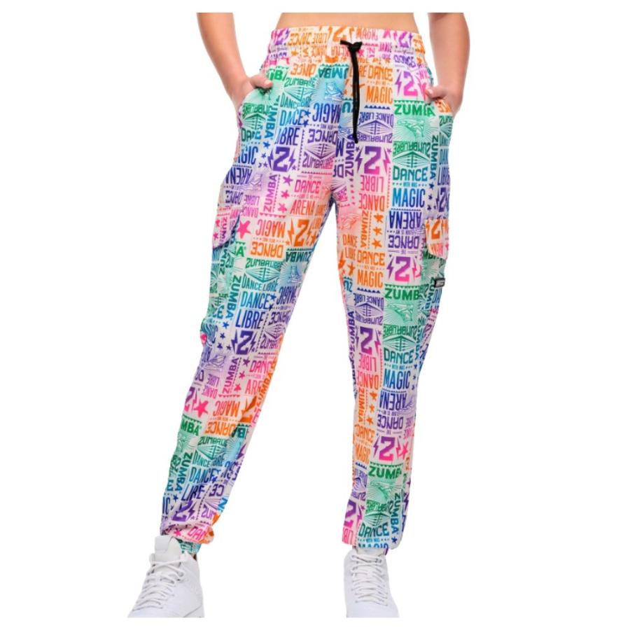 ズンバ ZUMBA ロゴ カーゴパンツ ユニセックス 取り寄せ