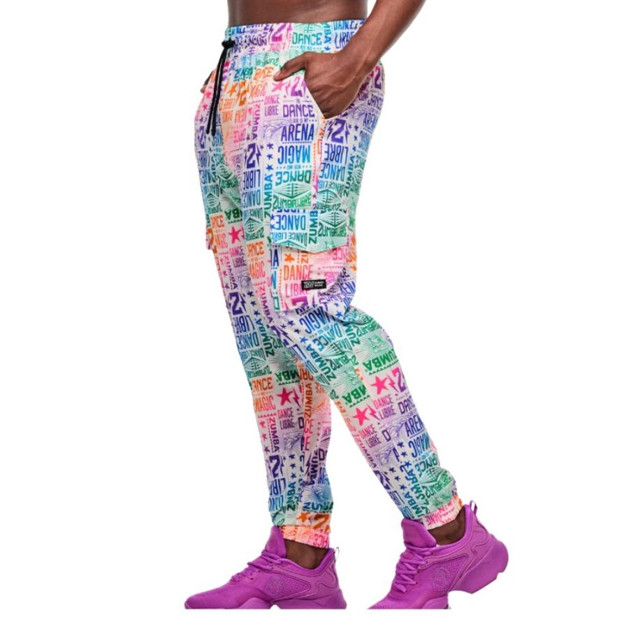 ZUMBA　新作カーゴパンツユニセックス　正規品　S ズンバ ZUMBA ロゴ カーゴパンツ ユニセックス 取り寄せ