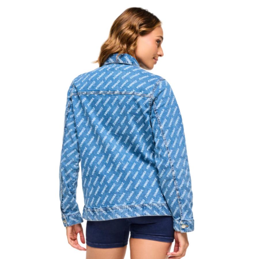 ZUMBA Gジャン ズンバ ZUMBA ロゴ ロング デニム ジャケットユニセックス