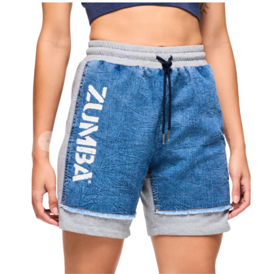 ズンバ ZUMBA デニム ショートパンツ ユニセックス Blue Jean