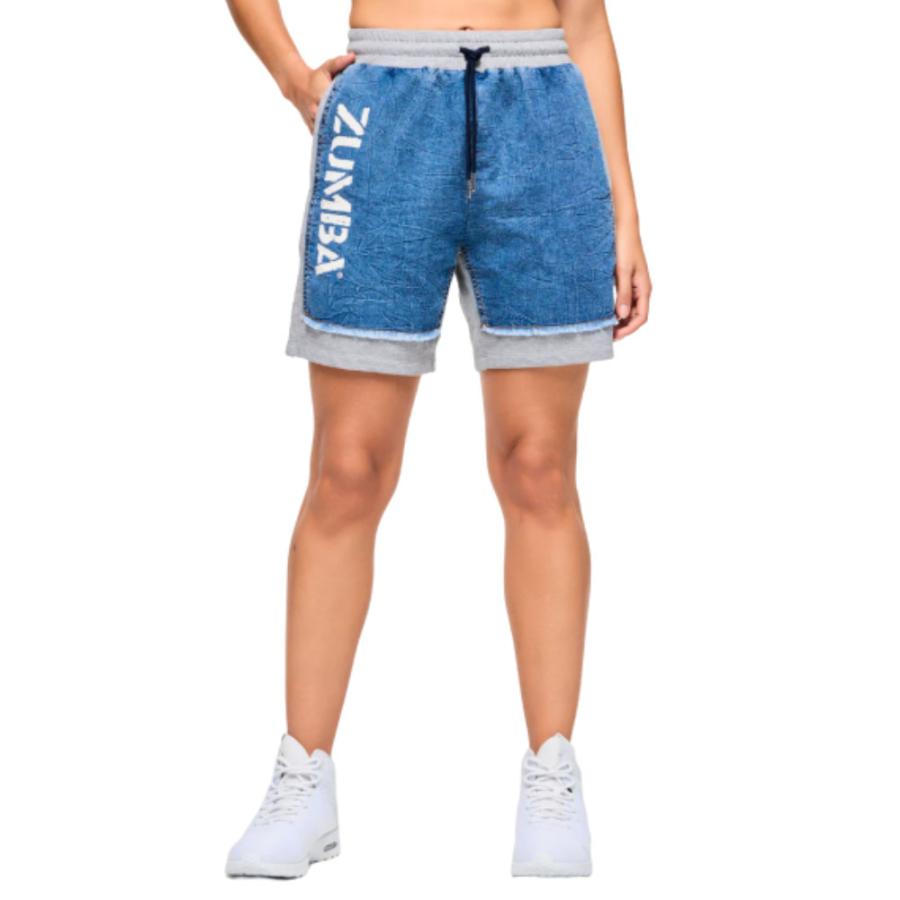 ズンバ ZUMBA デニム ショートパンツ ユニセックス Blue Jean