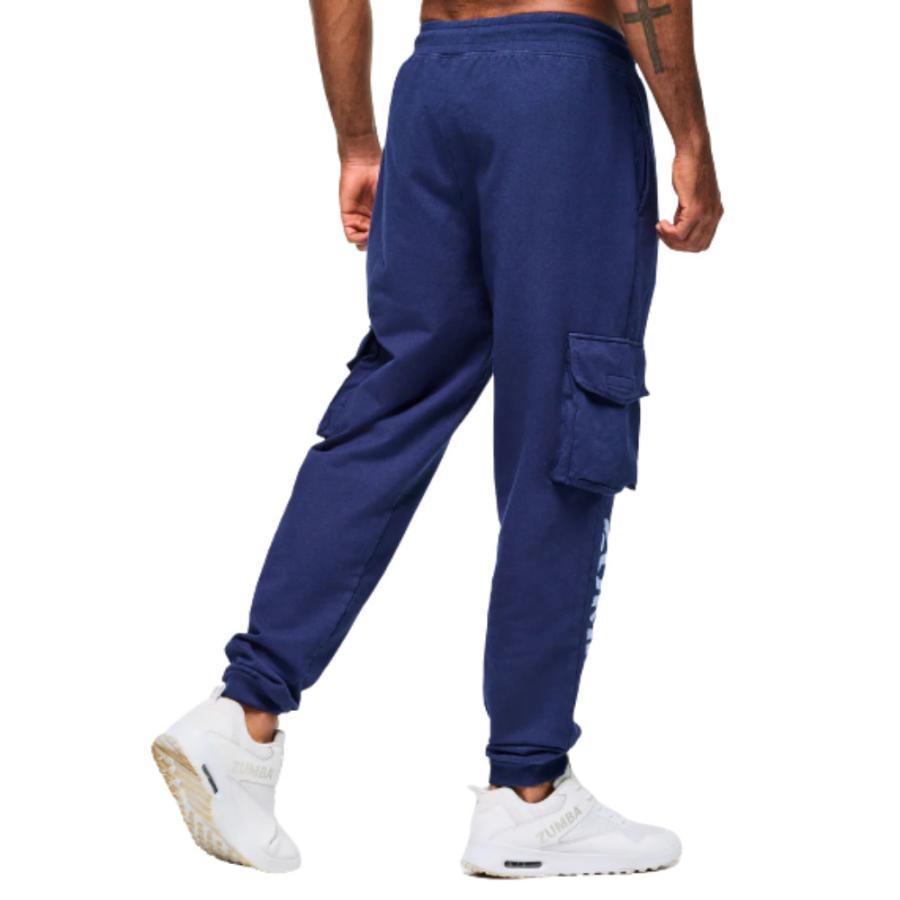 ズンバ（ZUMBA） デニム カーゴパンツ ユニセックス Blue Jean