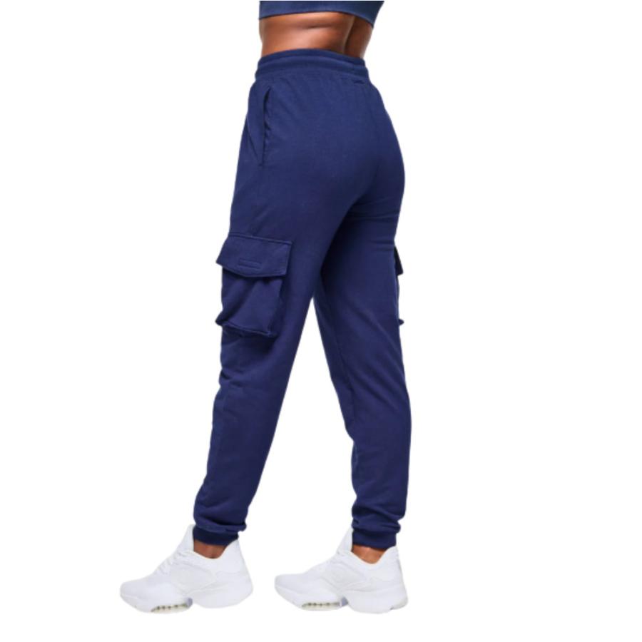 ズンバ（ZUMBA） デニム カーゴパンツ ユニセックス Blue Jean