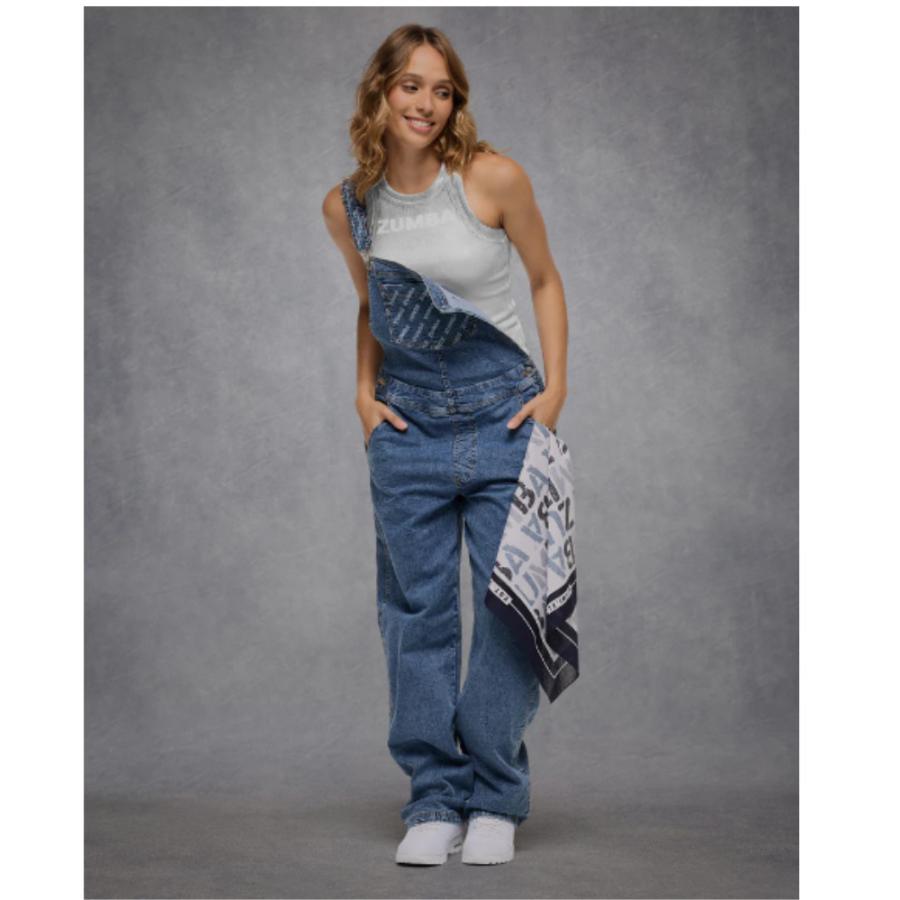 ズンバ（ZUMBA） ロゴ ハイネック タンクトップ Blue Jean 取り寄せ
