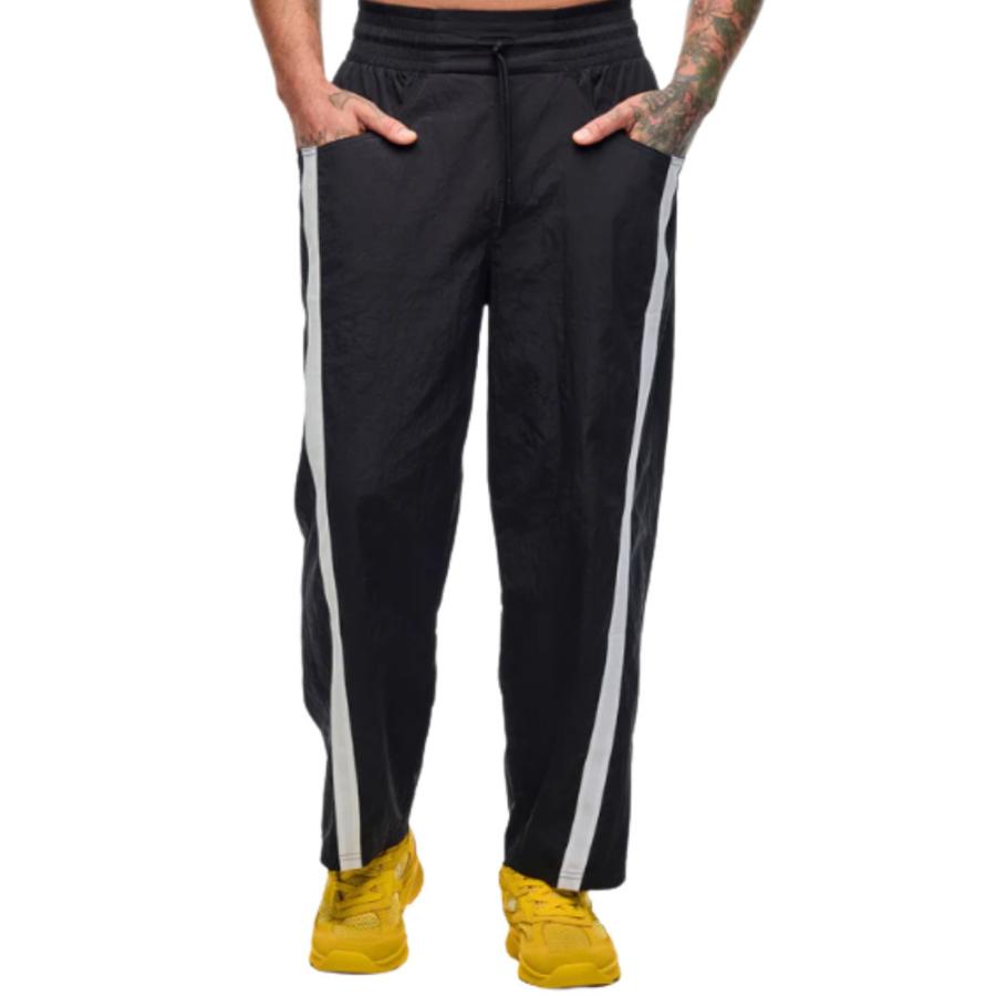 正規品Zumba ハイライズクロップトラックパンツ XS ボールド ブラック ズンバ（ZUMBA） ロゴ ハイライズ トラックパンツ ユニセックスメンズ