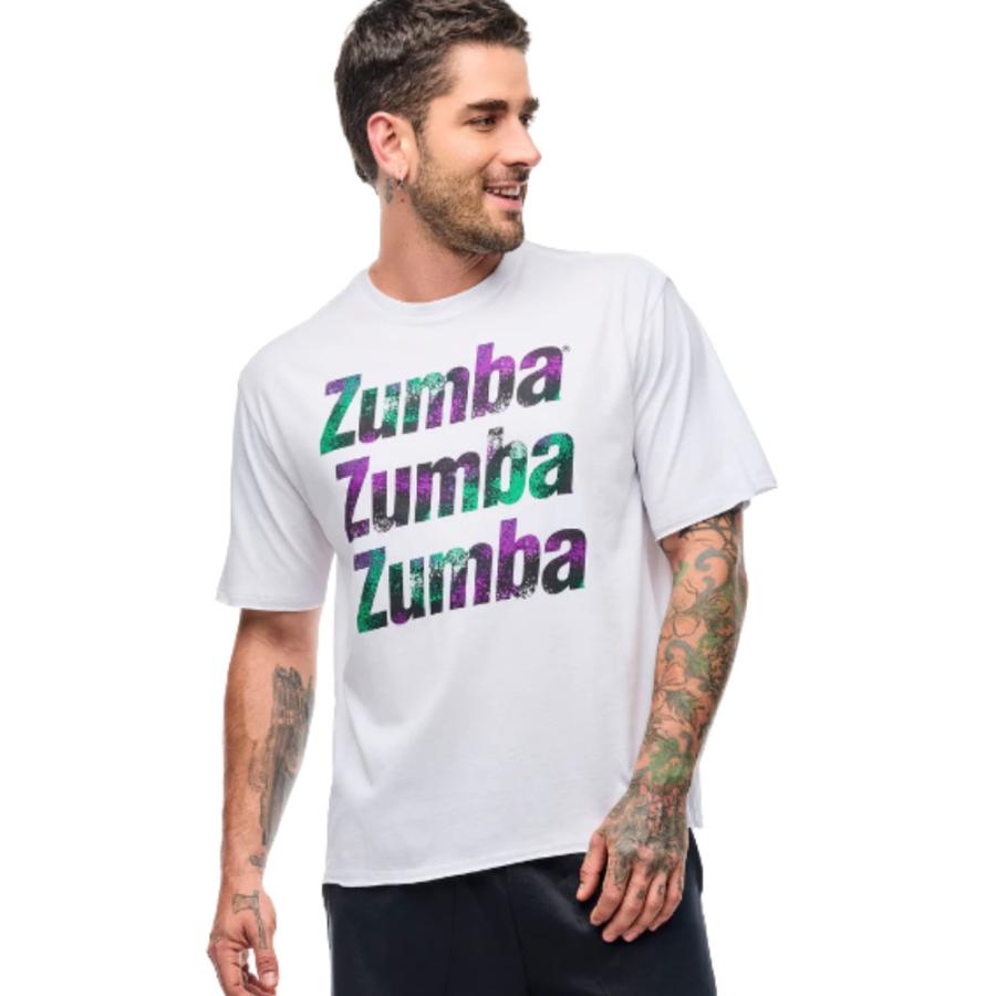 新品　ZUMBA トップス　ZUMBA 新作♪ユニセックス Zumba X Peanuts Love Tee-White (ZUMBA