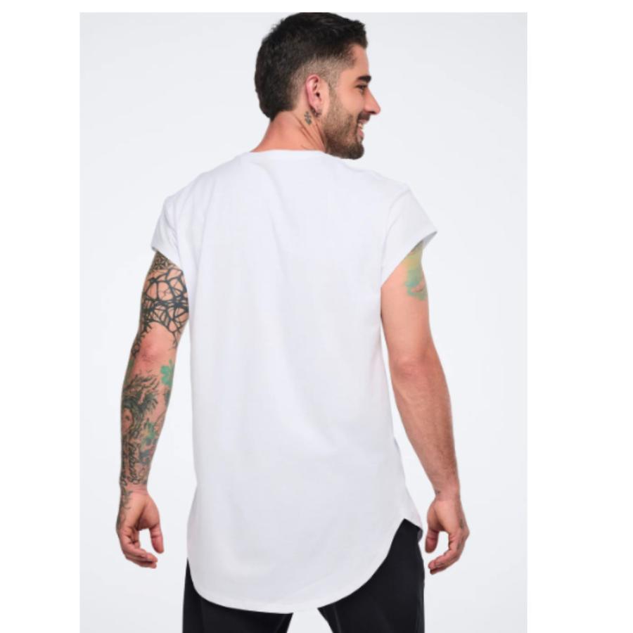 正規品　ZUMBA 半袖 Tシャツ ホワイト ロゴライン ズンバ（ZUMBA） ロゴ 半袖 ラウンドヘム Tシャツ ホワイト トップス