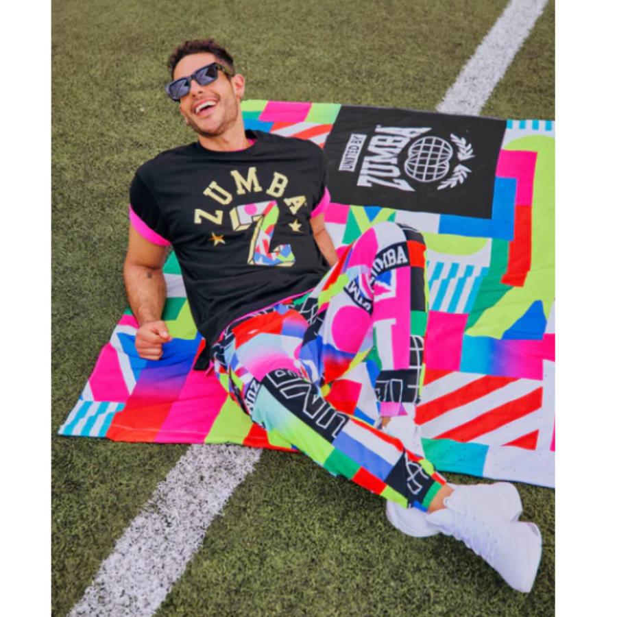ズンバ（ZUMBA） ロゴ 半袖 オーバーサイズ クルーネック Tシャツ