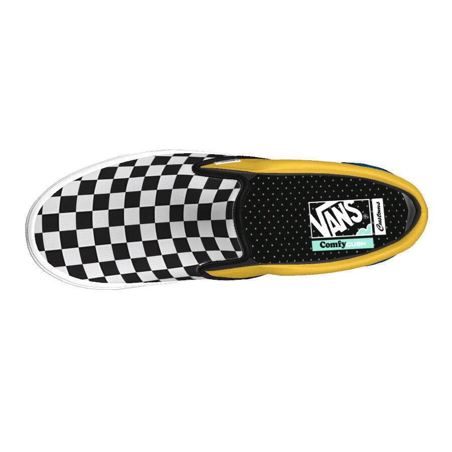 人気の贈り物が スリッポン Vans バンズ Comfycush 取り寄せ レディース メンズ チェッカー柄 カスタム Slip On スニーカー サイズ 28 5cm Folliq4 Com
