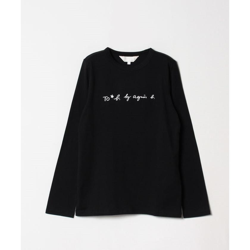 アニエスベー To B By Agnes B トゥビーバイアニエスベー ロゴ ロンt ロング Tシャツ 長袖 ブラック ホワイト レディース 取り寄せ Stone1 ヤフー店 通販 Yahoo ショッピング