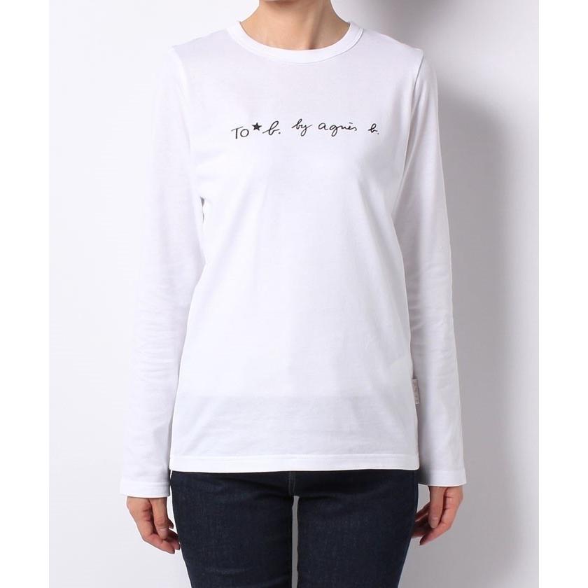 アニエスベー To B By Agnes B トゥビーバイアニエスベー ロゴ ロンt ロング Tシャツ 長袖 ブラック ホワイト レディース 取り寄せ Stone1 ヤフー店 通販 Yahoo ショッピング