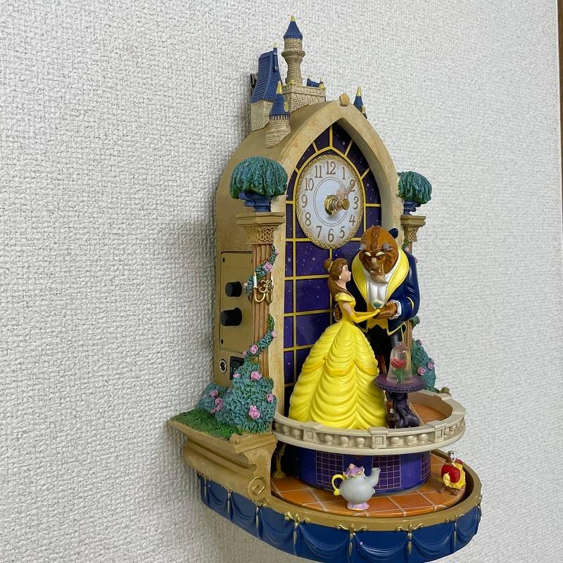 ディズニー Disney 掛け時計 時計 壁掛け時計 からくり メロディ 音楽 美女と野獣 ベル インテリア 海外限定 Stone1 ヤフー店 通販 Yahoo ショッピング
