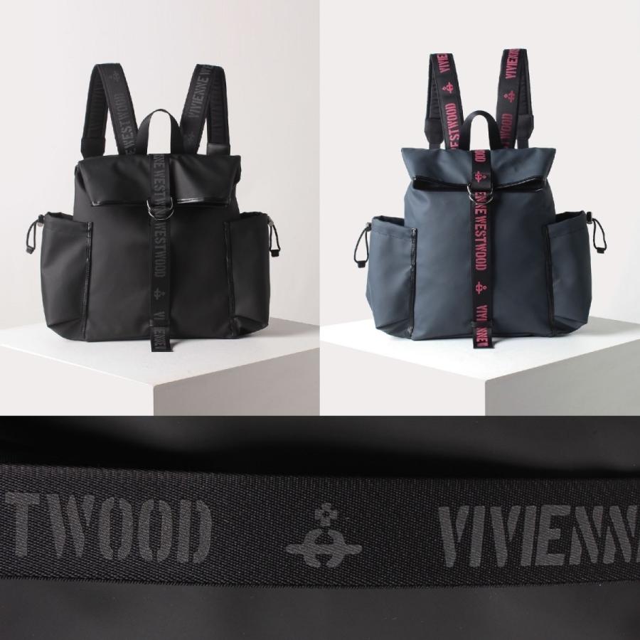 ヴィヴィアンウエストウッド Vivienne Westwood ロゴベルト メンズ リュック バックパック ブラック ネイビー 取り寄せ Stone1 ヤフー店 通販 Yahoo ショッピング