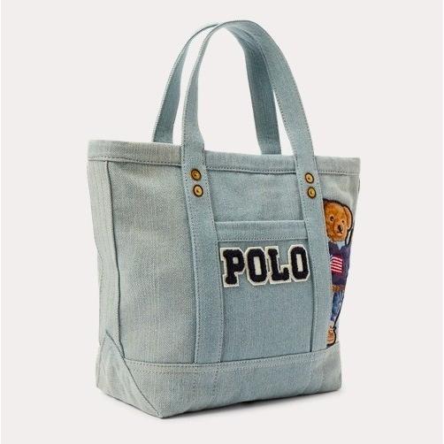 ポロ ラルフローレン ラルフ Polo くま ポロベアー キャンバス ロゴ トートバッグ スモール ファスナー付き Ralph Lauren 取り寄せ 4460 Stone1 ヤフー店 通販 Yahoo ショッピング