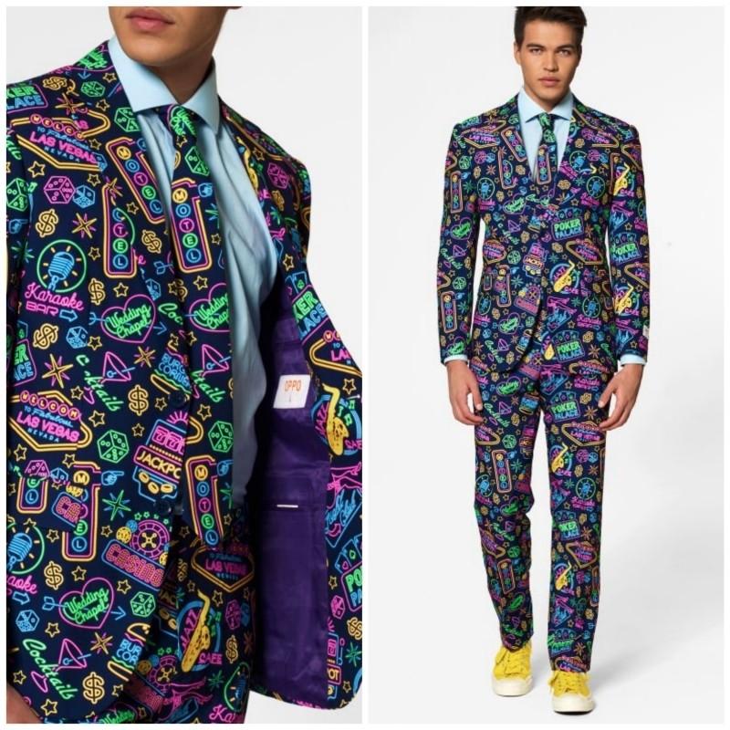 オッポスーツ OPPOSUITS メンズ スーツ MR. VEGAS 3点セット 衣装 仮装 コスチューム ハロウィン イベント パーティー 取り寄せ