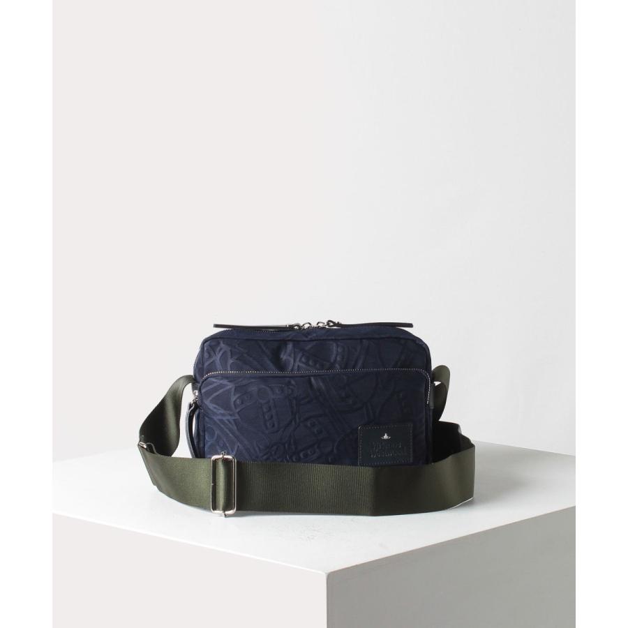 ヴィヴィアンウエストウッド Vivienne Westwood バッグ ラインorb ショルダーバッグ ショルダー ネイビー ナイロン レザー メンズ 取り寄せ Stone1 ヤフー店 通販 Yahoo ショッピング