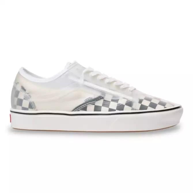 vans old skool slip on checkerboard