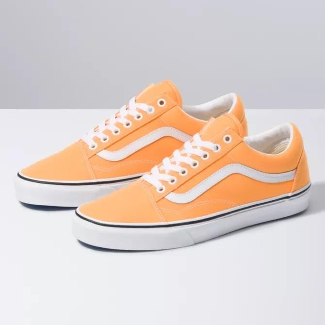 neon old skool vans
