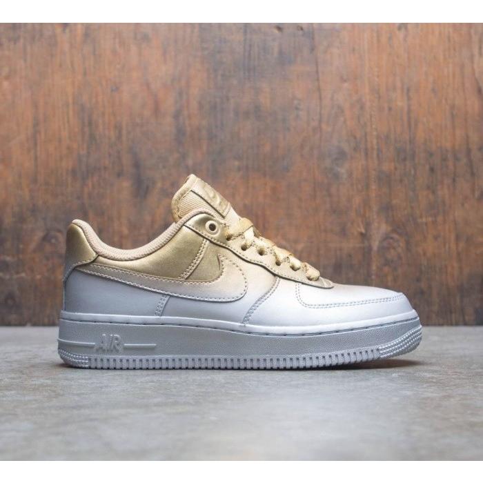 ナイキ Nike Air Force 1 エアフォースワン 07 Lux メタリック プラチナム ゴールド スニーカー レディース 取り寄せ Stone1 ヤフー店 通販 Yahoo ショッピング