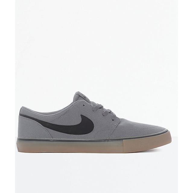 正規品 ナイキ Nike Sb Portmore Ii グレー スニーカー シューズ スケートシューズ メンズ 取り寄せ 期間限定開催 Newmatic Ae
