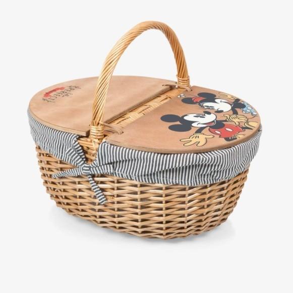 Disneyミッキーミニー ピクニック バスケット かごバッグ ディズニー かわいい おしゃれ ヤフー店 取り寄せ 取り寄せ おしゃれ Stone1 ランチ ピクニック