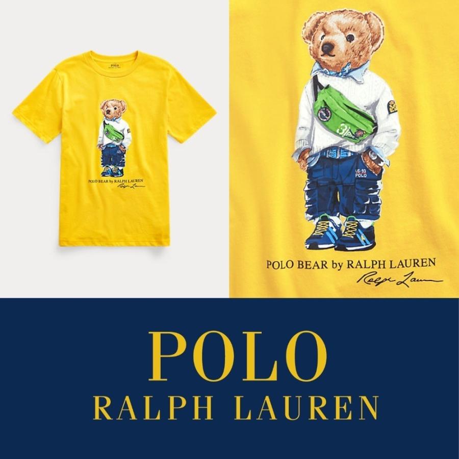 ポロ ラルフローレン ラルフ くま ポロベア Tシャツ 大人ok Polo Ralph Lauren イエロー 黄色 ジュニア レディース メンズ 取り寄せ Supersport Tn