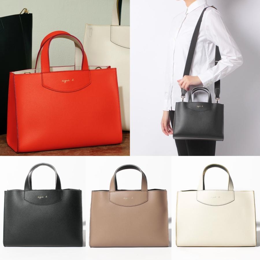 500円引きクーポン トートバッグ ミニ 2way レザー ロゴ B Agnes アニエスベー ショルダーバッグ 取り寄せ レディース オレンジ ホワイト ベージュ ブラック トートバッグ カラー ベージュ Www Mobilite Fr Sodexo Com