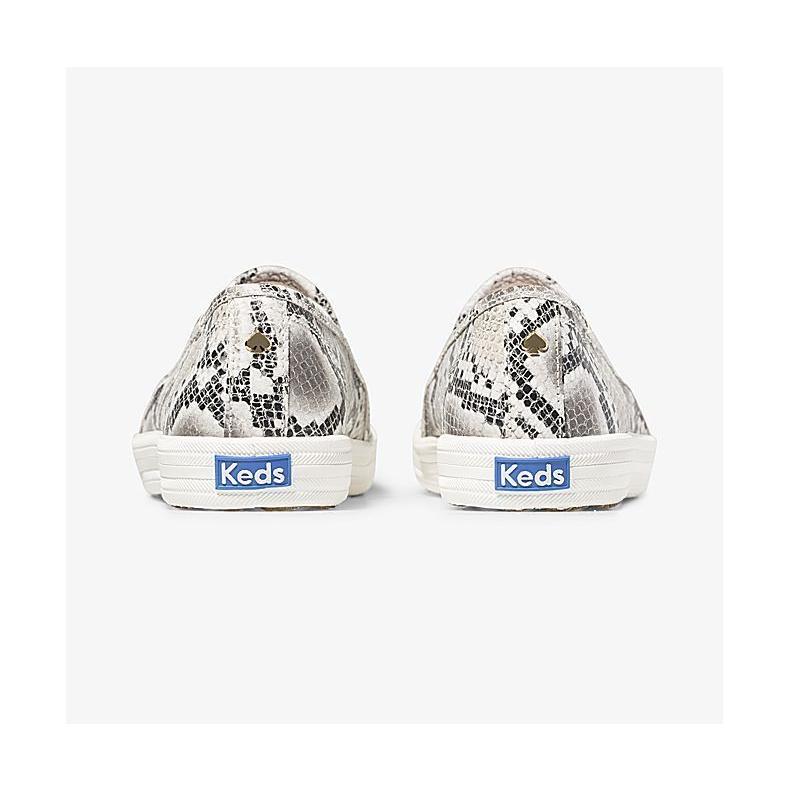 最安値 ケイトスペード Kate Spade New York ケッズ Keds スニーカー スリッポン Double Deckersnake Leather Wh レザー ヘビ柄 スネーク レディース 取り寄せ アウトレット送料無料 Newmatic Ae