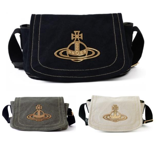ヴィヴィアンウエストウッド Vivienne Westwood Edgware ショルダーバッグ ロゴ コットン ブラック カーキ ナチュラル レディース 取り寄せ 58562204 Stone1 ヤフー店 通販 Yahoo ショッピング