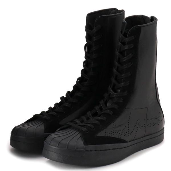 絶対一番安い ヨウジヤマモト Yohji Yamamoto Adidas アディダス コラボスニーカー ブラック 黒 Nappa Suede Ss Sk 8 Mega High ハイカット シューズ メンズ 取り寄せ 代引不可 Teslaimagem Com Br