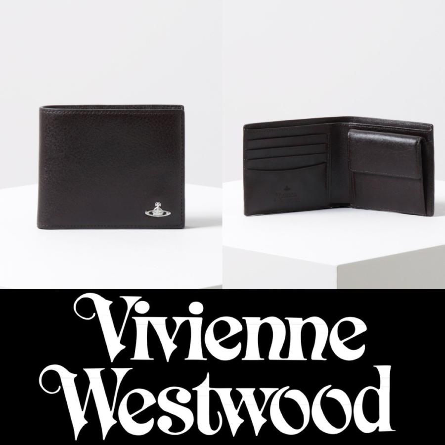 激安単価で ヴィヴィアンウエストウッド Vivienne Westwood 財布 二つ折り財布 ウォレット レザー 折り畳み シンプル ブラウン メンズ 取り寄せ 公式店舗 Mail Alrayan University Edu Ye