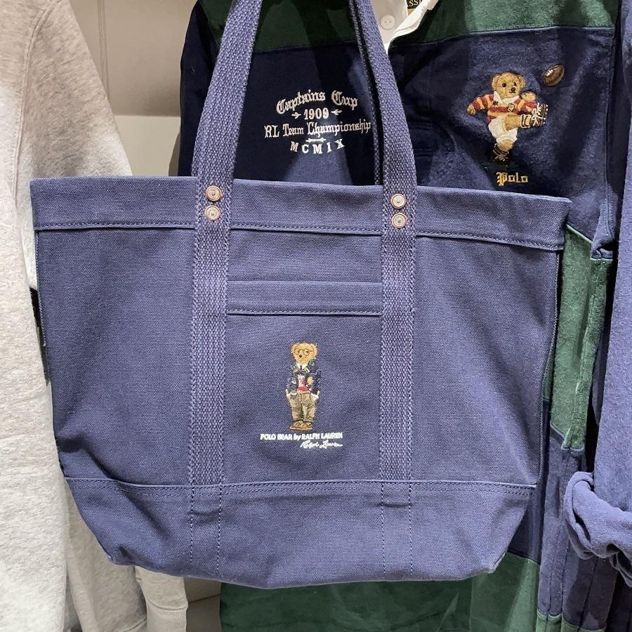 ポロ ラルフローレン ラルフ ポロベア くま キャンバス トート トートバッグ ネイビー メンズ レディース ユニセックス Polo Ralph Lauren 取り寄せ Stone1 ヤフー店 通販 Yahoo ショッピング
