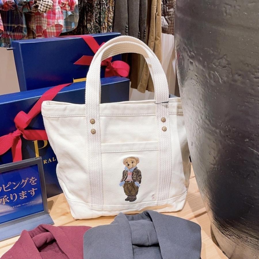 ダーベビルのテス 流行している 不誠実 ラルフ ローレン ポロベア トート バッグ Obhcblog Org