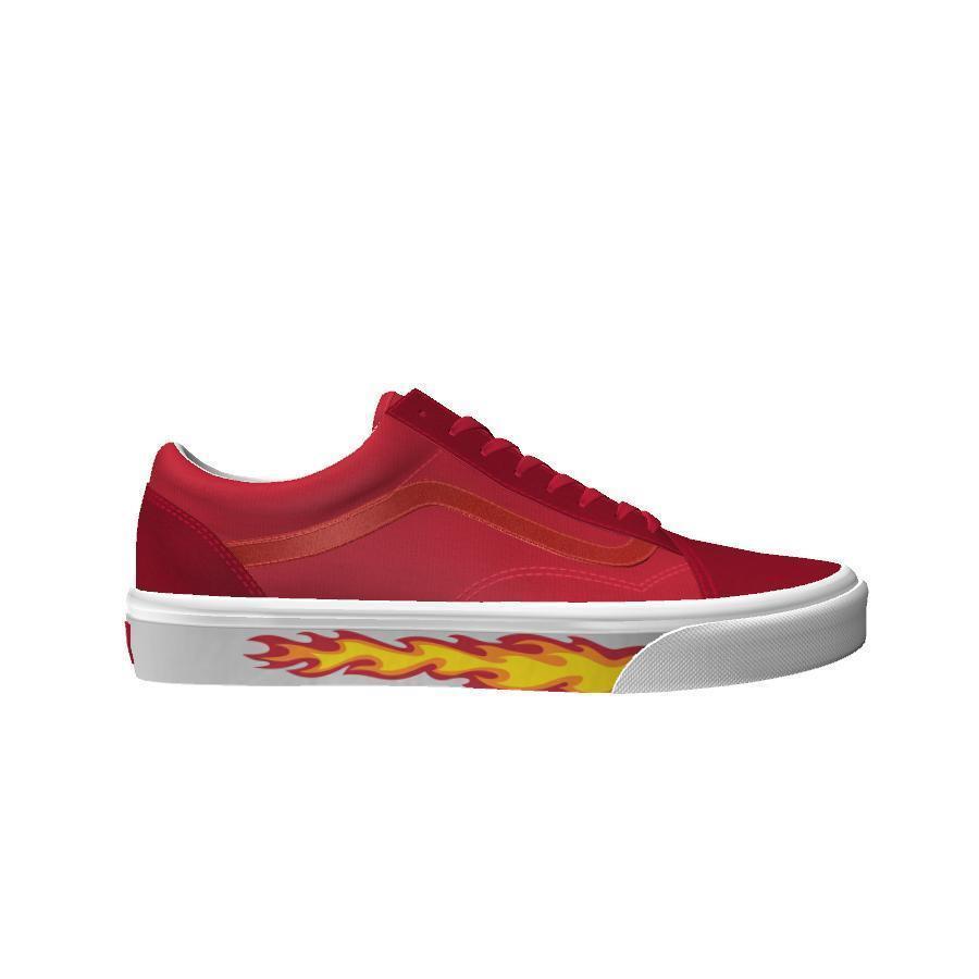 バンズ Vans Customs Flame Foxing Old Skool カスタム オールドスクール レッド 赤 スニーカー シューズ レディース メンズ 取り寄せ Stone1 ヤフー店 通販 Yahoo ショッピング
