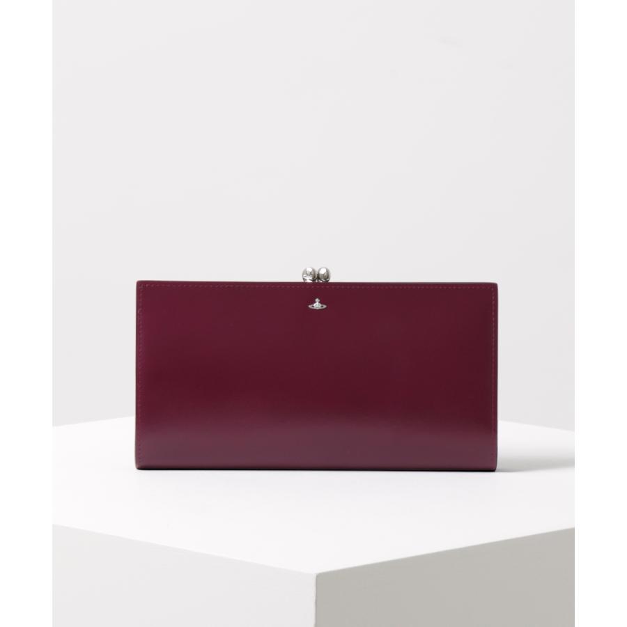 ヴィヴィアンウエストウッド Vivienne Westwood 財布 SIMPLE TINY ORB 口金 長財布 ブラック パープル レザー ギフト プレゼント Westwood SIMPLE TINY ORB レザー