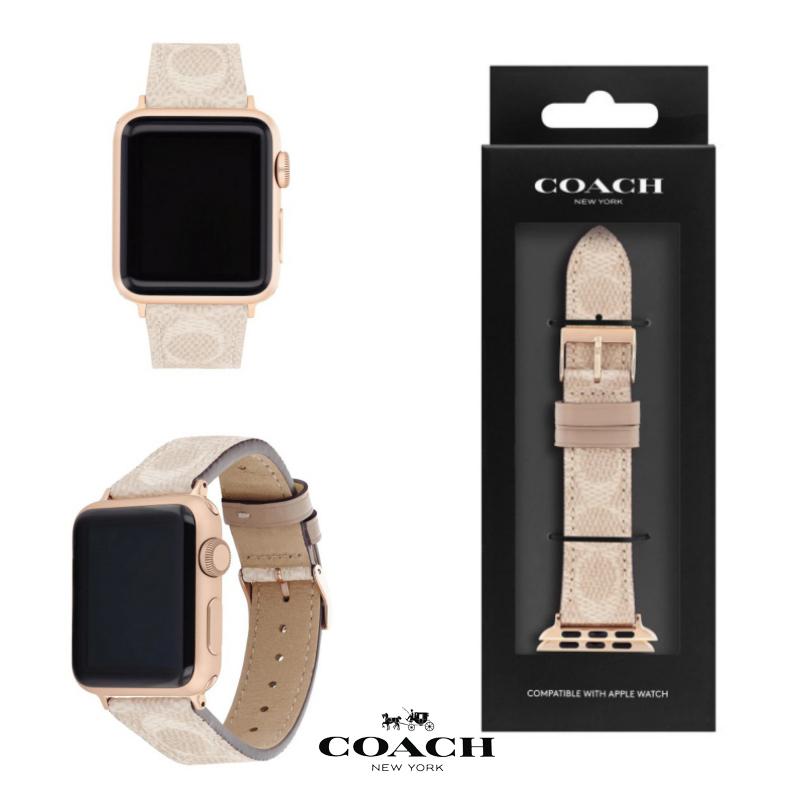 コーチ Coach アップルウォッチ バンド ベルト キャンバス