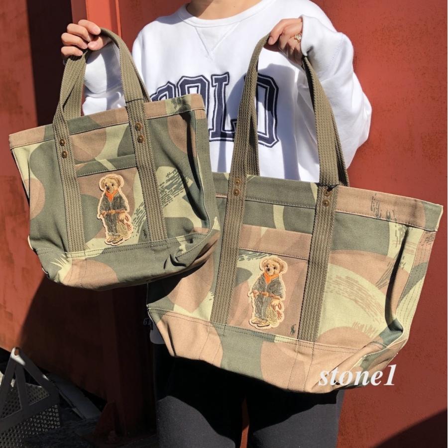 ポロ ラルフローレン ラルフ ポロベア くま トートバッグ キャンバス L