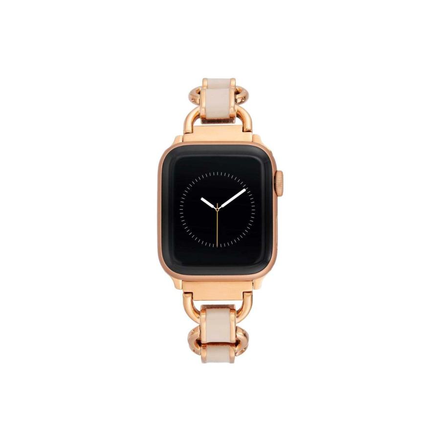アンクライン Anne Klein アップルウォッチバンド ピンク チェーンブレスレット ベルト ストラップ レディース 取り寄せの画像