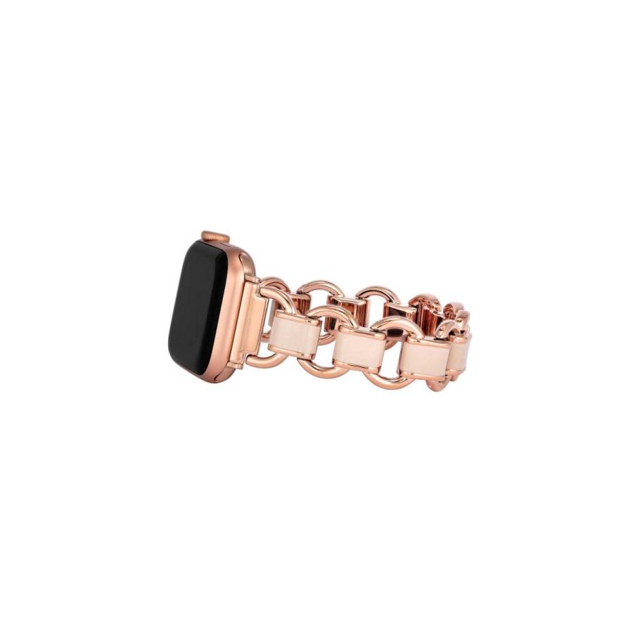アンクライン Anne Klein アップルウォッチバンド ピンク チェーンブレスレット ベルト ストラップ レディース 取り寄せの画像
